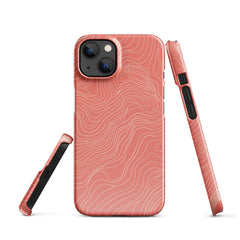 Coral Pink Phone case for iPhone