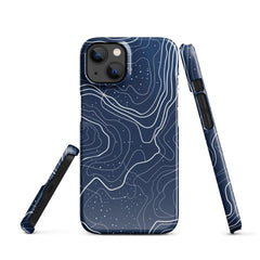 Blue Art Phone case for iPhone