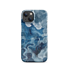 Blue watercolor Phone case for iPhone