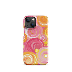 Pink Yellow Phone case for iPhone