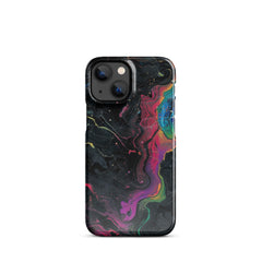 Black rainbow Phone case for iPhone