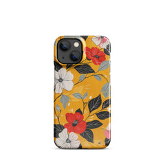 Yellow Floral Phone case for iPhone