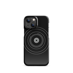 Black Circle Phone case for iPhone