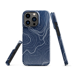 Blue Art Phone case for iPhone