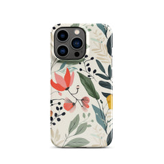 Botanical leaves Phone case for iPhone