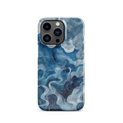 Blue watercolor Phone case for iPhone