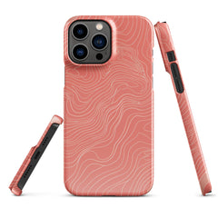 Coral Pink Phone case for iPhone