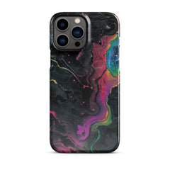 Black rainbow Phone case for iPhone