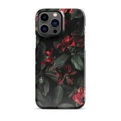 Dark Floral Phone case for iPhone