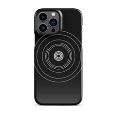 Black Circle Phone case for iPhone