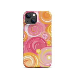 Pink Yellow Phone case for iPhone