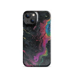 Black rainbow Phone case for iPhone