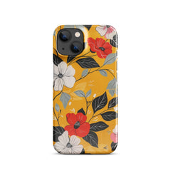 Yellow Floral Phone case for iPhone