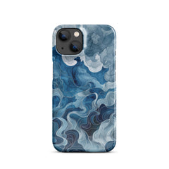 Blue watercolor Phone case for iPhone