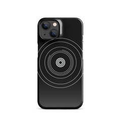 Black Circle Phone case for iPhone