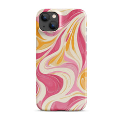 Yellow & Pink Phone Phone  case for iPhone