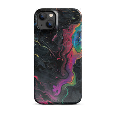 Black rainbow Phone case for iPhone