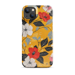 Yellow Floral Phone case for iPhone