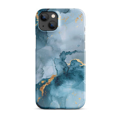 Blue Gold Phone case for iPhone