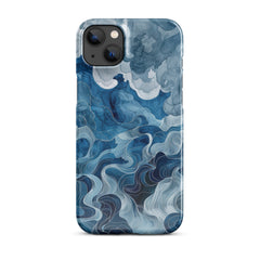 Blue watercolor Phone case for iPhone