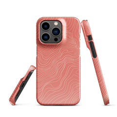 Coral Pink Phone case for iPhone