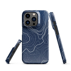 Blue Art Phone case for iPhone