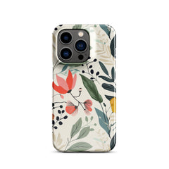 Botanical leaves Phone case for iPhone