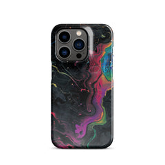 Black rainbow Phone case for iPhone