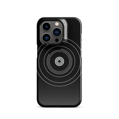 Black Circle Phone case for iPhone