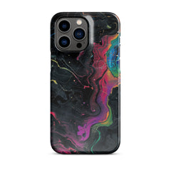 Black rainbow Phone case for iPhone