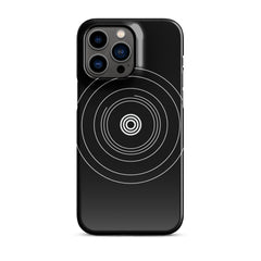 Black Circle Phone case for iPhone