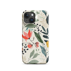 Botanical leaves Phone case for iPhone