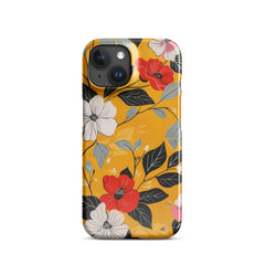 Yellow Floral Phone case for iPhone