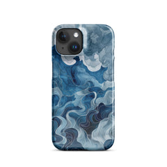 Blue watercolor Phone case for iPhone