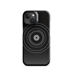 Black Circle Phone case for iPhone