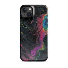 Black rainbow Phone case for iPhone