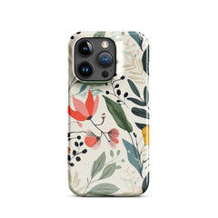 Botanical leaves Phone case for iPhone