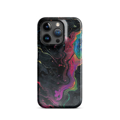 Black rainbow Phone case for iPhone