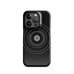 Black Circle Phone case for iPhone