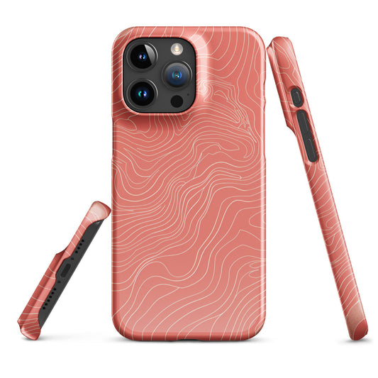 Coral Pink Phone case for iPhone