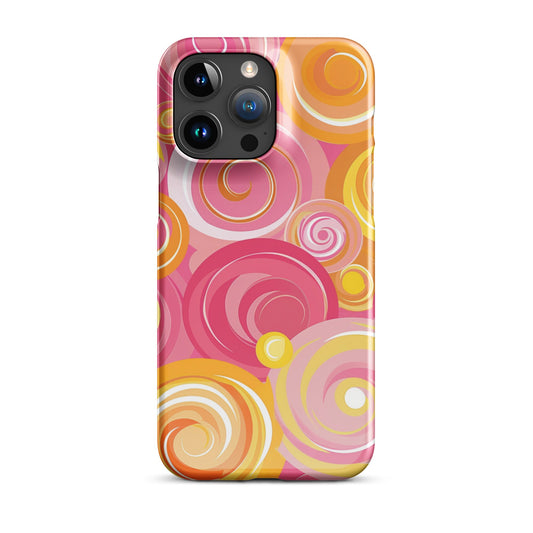 Pink Yellow Phone case for iPhone