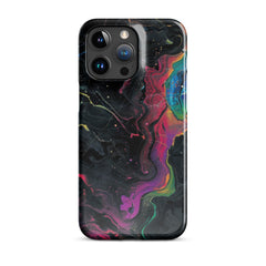 Black rainbow Phone case for iPhone