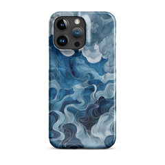 Blue watercolor Phone case for iPhone