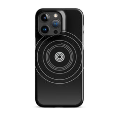 Black Circle Phone case for iPhone