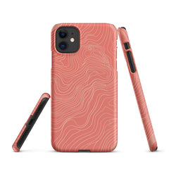 Coral Pink Phone case for iPhone