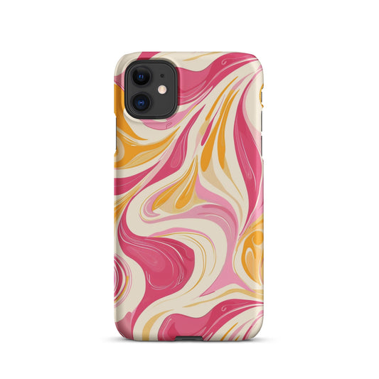 Yellow & Pink Phone Phone  case for iPhone