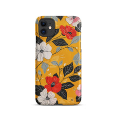 Yellow Floral Phone case for iPhone