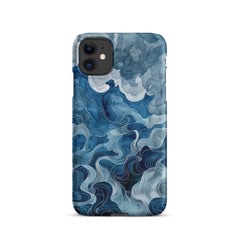 Blue watercolor Phone case for iPhone