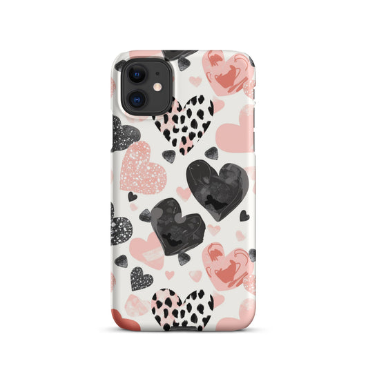 Diamond Hearts Phone case for iPhone