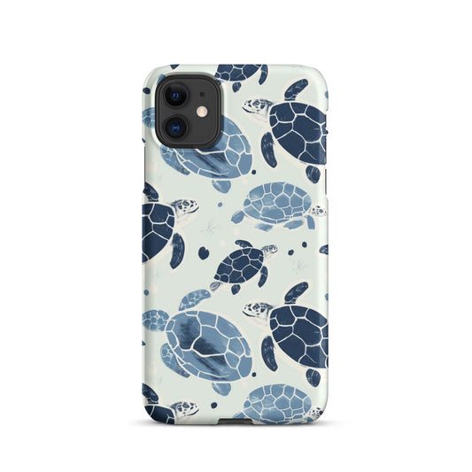 Blue Turtle Phone case for iPhone